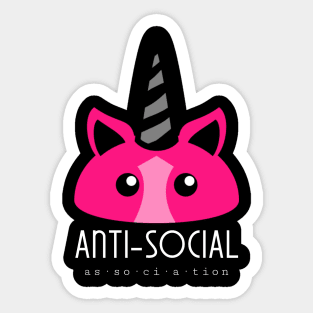 Anti Social |Association Sticker